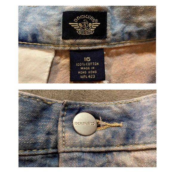 ❣️Dockers Tie dye Jean Shorts - Picture 7 of 7